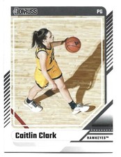 Caitlin Clark Collection 2024 Panini Donruss Card #12 Iowa Hawkeyes