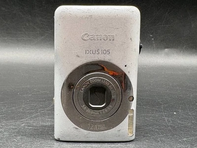 CANON IXUS 105 Digitalkamera Siber 12,1 MP 4x Zoom Kompakt Vintage - Bild 1 von 4