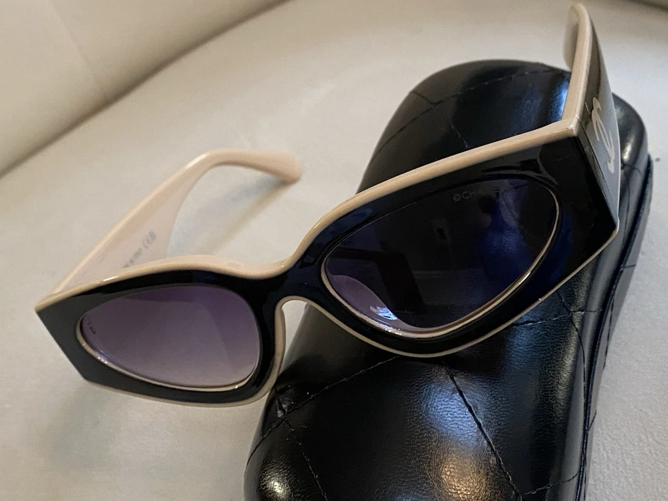 Gafas de sol Chanel para mujer con estuche y paño de limpieza nuevo Foto 2 de 4