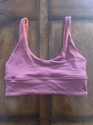 Lululemon Align Reversible Bra Size 6 A B Cup Orange Purple