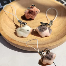 Clyde Capybara Bag Charm - Jellycat Plush Keychain - Soft Toy Gift - NWT Cute