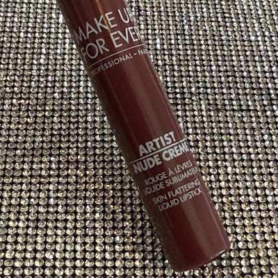 New   MAKE UP FOR EVER Artist Nude Creme Liquid Lipstick Shade 10 Natural
