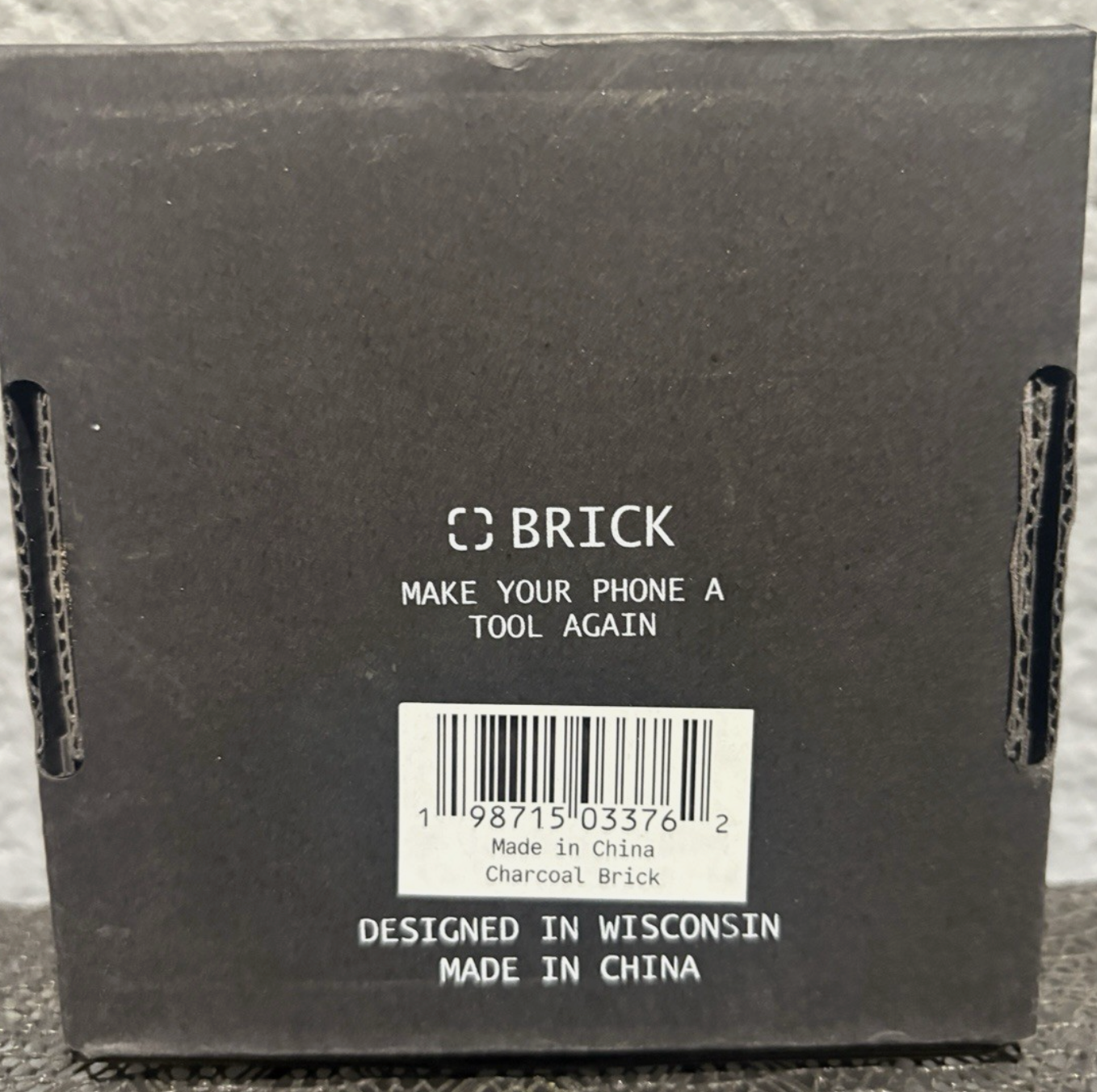 BRICK Phone Accessory Gray w/ Box, QR Code Card & Welcome Card | eBay