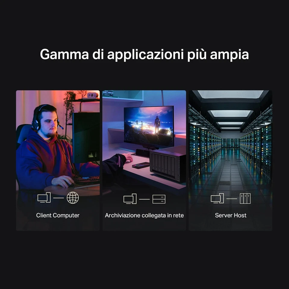 Tp-Link MA310E Pcie Scheda Di Rete 2.5 Gigabit, Scheda Wifi PC Fisso, RJ45, Wake - Immagine 4 di 4