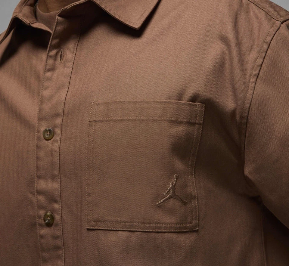 Jordan Essentials Button-Down Shirt FV7446-223 Men's XL - Image 4 of 4