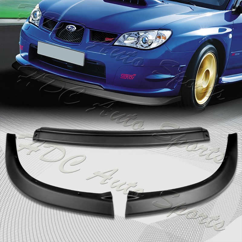 For 2006-2007 Subaru Impreza WRX STi S204 Matt Black Front Bumper