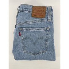 Levi's Premium 501 S Mid Rise Button Fly Skinny Jeans Sz 27x28 27 Tango Light