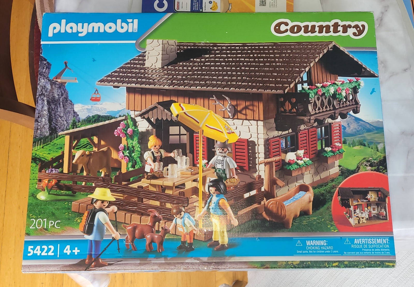 New Playmobil Alpine Country Lodge Cabin Mountain  5422 Reti