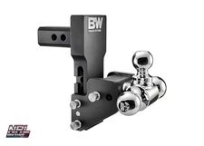 B&W TS10066BMP Tow & Stow Tri-Ball Hitch – 2″ Shank, 4.5″ Drop / 5.5″ Rise