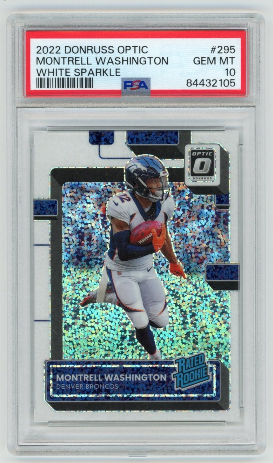 Montrell Washington Panini Donruss Optic #295 White Sparkle