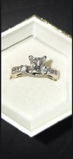 GS Laboratories 18 Karat White Gold Solitaire Engagement Ring PT950 GSL345101