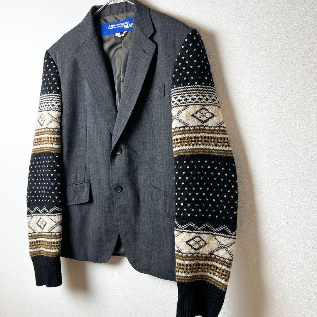 Junya Watanabe Tailored Jacket With Different Mat… - image 4