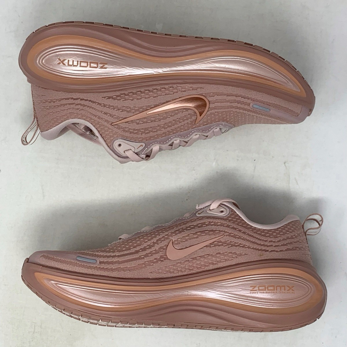 Nike ZoomX Vomero Plus 'Rose Gold' Particle Pink Sneakers, Size