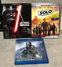 Star Wars Blu Ray LOT Original Trilogy Ep 4-6  + Rogue One + Solo NEW SEALED