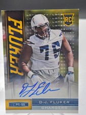 2013 Panini Rookies & Stars Longevity D.J. Fluker Rookie Auto #248 Chargers