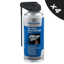 4x Multi Purpose Maintenance Spray Lubricant Rust Inhibitor Permatex 4x400 ml 18.12 per litre
