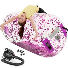 Gymnastics Barrel Inflatable Tumbling Air Roller, Gymnastic Tumble Equipment ...