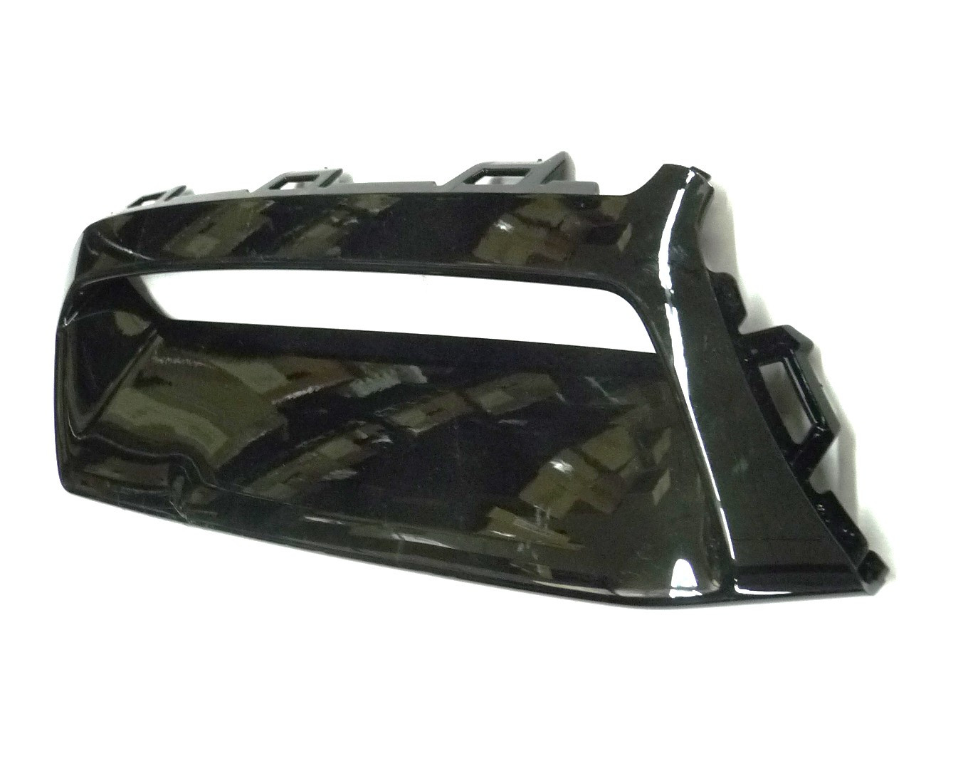 18-22 Lamborghini Urus Front Bumper Left Glossy Black Blanket Trim 4ML807819E OE