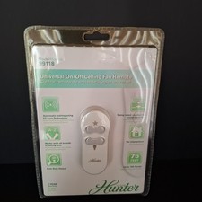 Hunter 99118 Universal Fan Lights Remote Control and Receiver Combo New Sealed