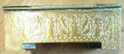 vintage square Brass box with lid — photo 6