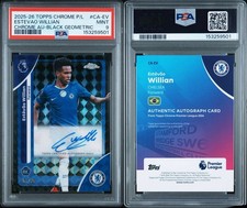 2025-26 Topps Premier League Estevao Willian Auto RC Black Geometric  /10 PSA 9