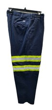 2 pairs Of Cintas Men's Hi Vis Blue And Gray Safety Size 34x30 Work Pants