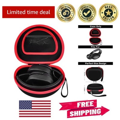 Compact Hard Shell Headphone Organizer with Mesh Pocket for Skullcandy & JLab