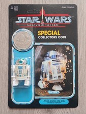 Star Wars R2-D2 Artoo-Detoo w Pop Up Lightsaber Droid Figure w Coin Stan Solo