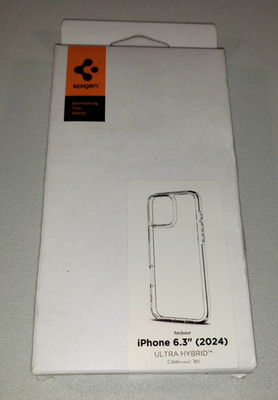 Spigen iPhone 16 Pro Case Ultra Hybrid Crystal Clear Phone Case ACS08121