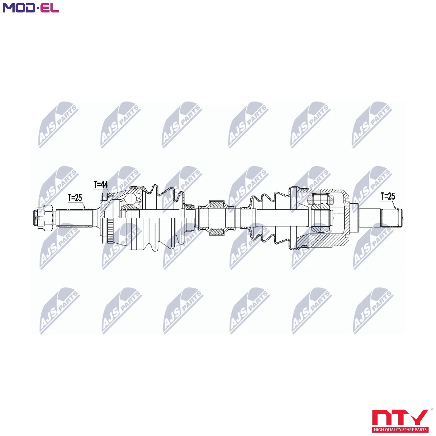 Nty Driveshaft For Hyundai Elantra 00-06, Coupe 01-09 /Left - Image 9