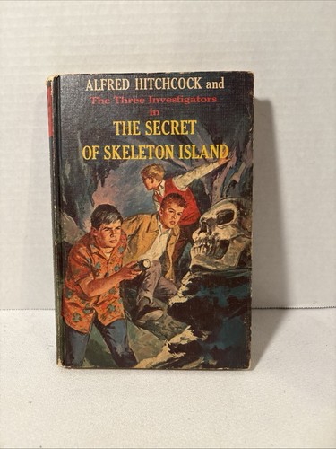 The Secret of Skeleton Island - Hardcover, 1st Edition, 1966 - Alfred Hitchcock