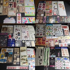 350 New Opened Stickers Scrapbook Crafting Letters Numbers Large Lot