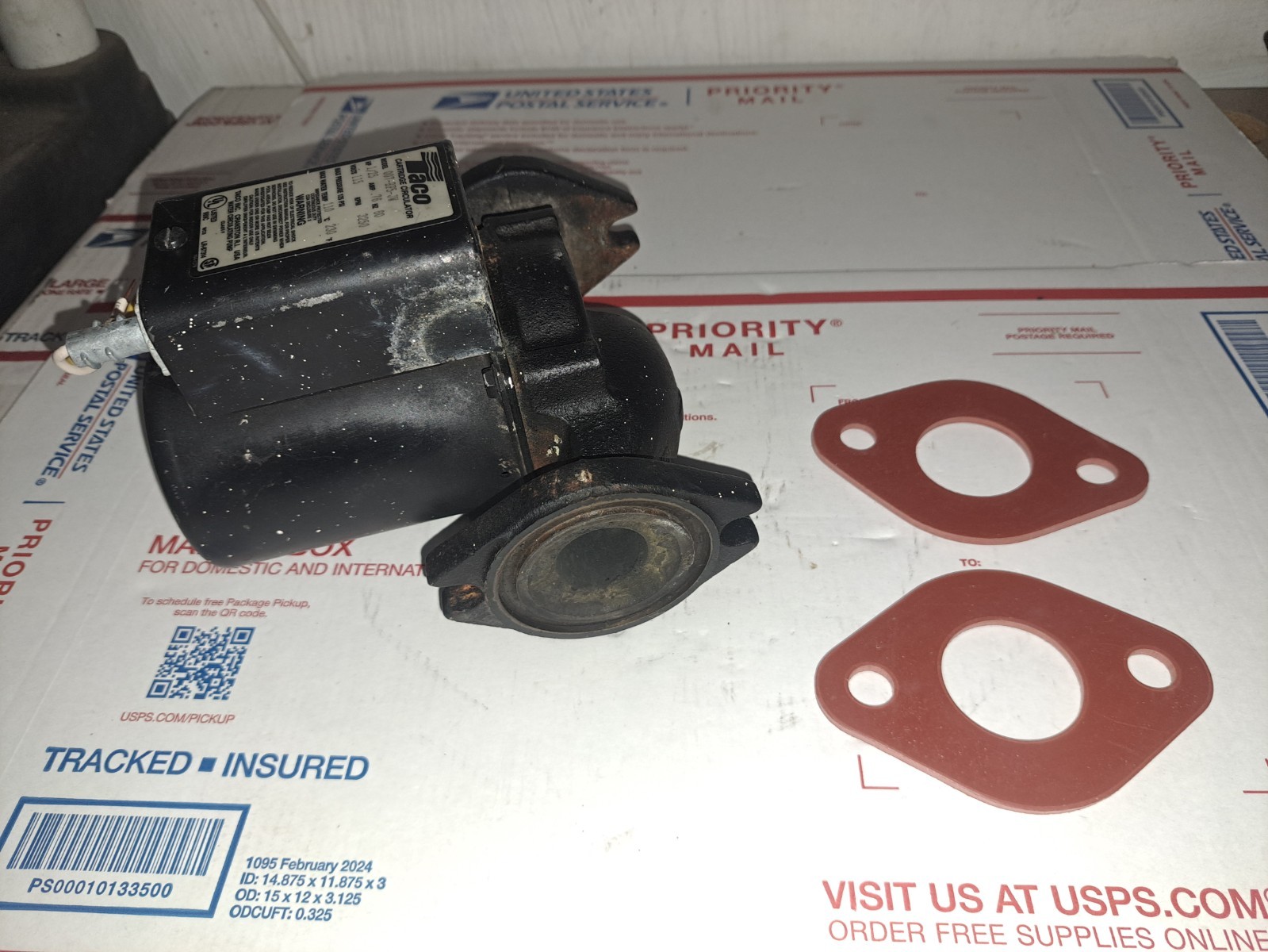 TACO 007-BF5-JW CARTRIDGE CIRCULATOR PUMP - Burnham Cast iron 007-F5 F4 F3