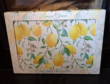 Leonardo Collection. Lemon Grove placemats. x4. New.