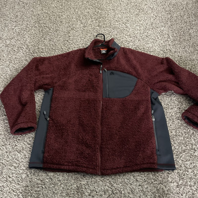 Vtg 90 s Nike ACG Fleece Sherpa Full Zip Up Pullover Jacket Size XL(24x29)