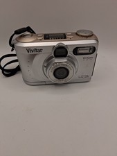 Vivitar ViviCam 3615 Digital Camera 2.1 MP Silver Autofocus  Tested Works