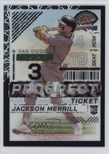 2024 Panini Prospect Edition Black Velocity Prizm 15/39 Jackson Merrill #27 8d2