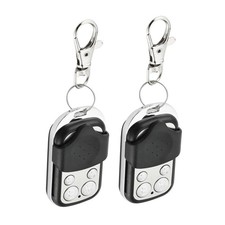 2Pcs 4-Button Selflearning Remote Control Gate Garage Opener Wireless Control;