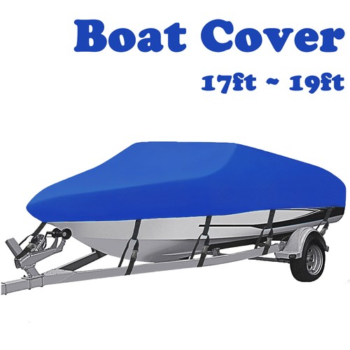 14'-24' Boat Cover Waterproof Heavy-Duty UV Resistant Protection V-Hull Runabout - Picture 15 of 17