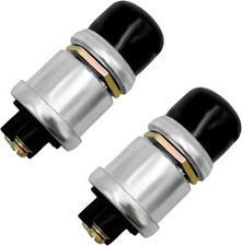 2 PCS Push Button Momentary Starter Switch, 12/24V Engine Start Ignition, 50A Wa
