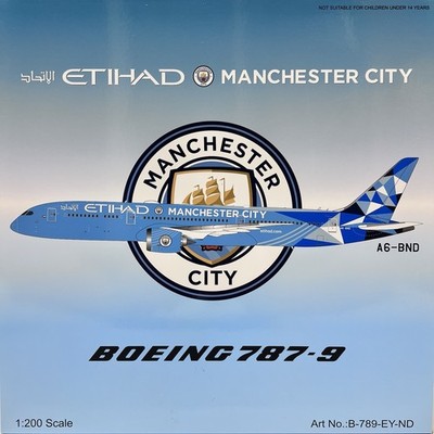 IF Inflight 1:200 Etihad Boeing B787-9 Manchester City FC A6-BND B-789-EY-ND