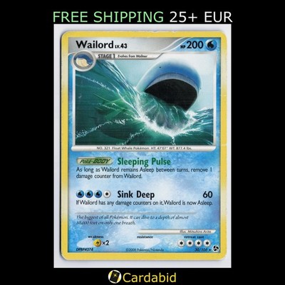 Wailord - GE #30/106 Great Encounters Mitsuhiro Arita HP