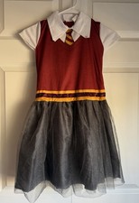 Harry Potter Gryffindor Dress Girl's Halloween Costume Disguise Size Medium 7-8