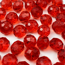 500pcs Crystal Glass Beads 3mm Faceted Rondelle Glass Spacer Beads with Hole for