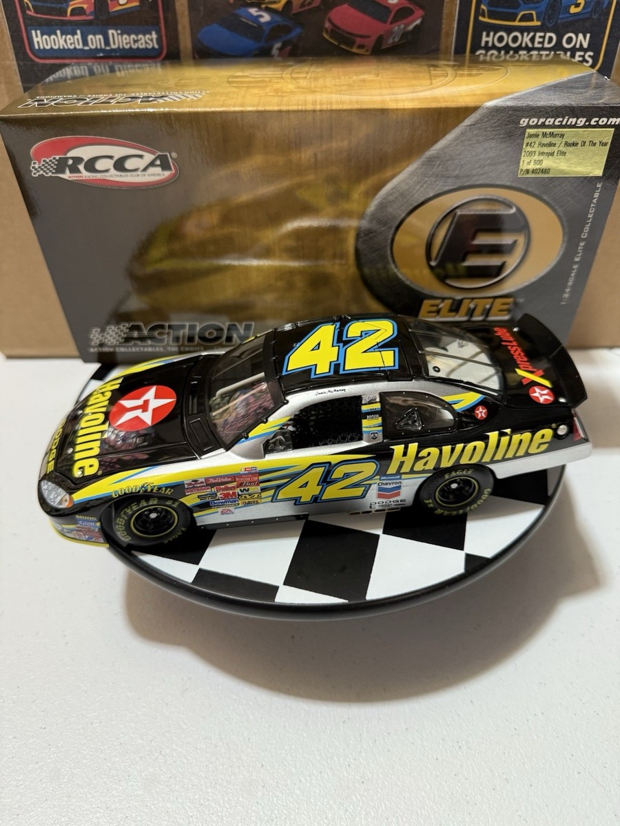 RARE* Jamie McMurray #42 Texaco Havoline Rookie Year 2003 1/24