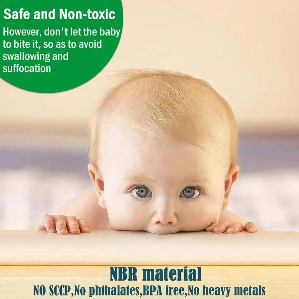 Protectores de borde en forma de U para mesa de centro de vidrio, espuma a prueba de bebés golpe de seguridad... Foto 2 de 4