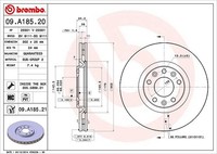 2X Brembo Bremsscheibe Vorderachse FüR Peugeot
