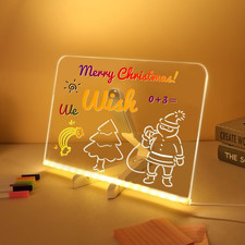 Lavagna per Appunti a LED Con Penna in 7 Colori, Lavagna Magica Con Luce, Lavagn