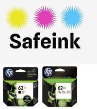 HP 62xl Black and 62xl Colour Combo Pack - C2P05AE + C2P07AE