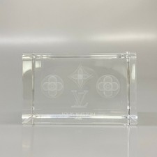 LOUIS VUITTON Clear Accessory Crystal Glass